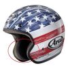 Arai FREEWAY-2 lícnice s koženým lemem 15mm